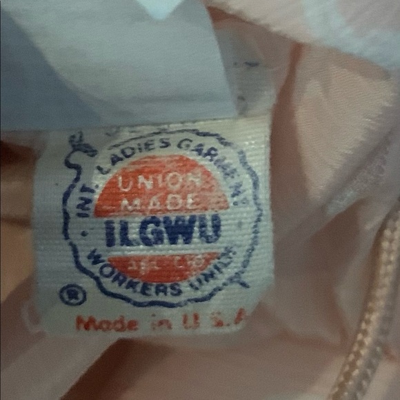 VTG 80's Rrrrruss Pink Satin/Silky Long-Sleeve Blouse - Picture 7 of 7